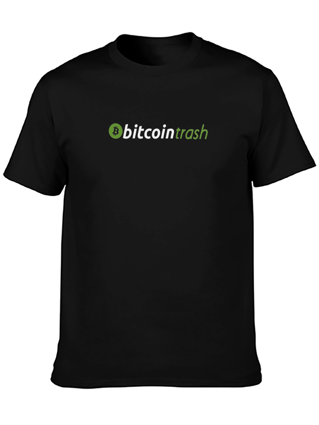 BitcoinTrash Black T-Shirt - Crypto Humor Tee