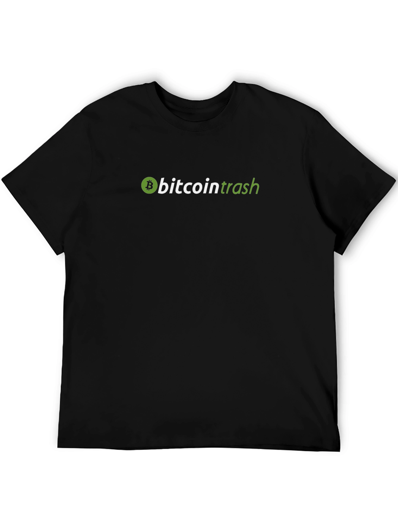 BitcoinTrash Black T-Shirt - Crypto Humor Tee