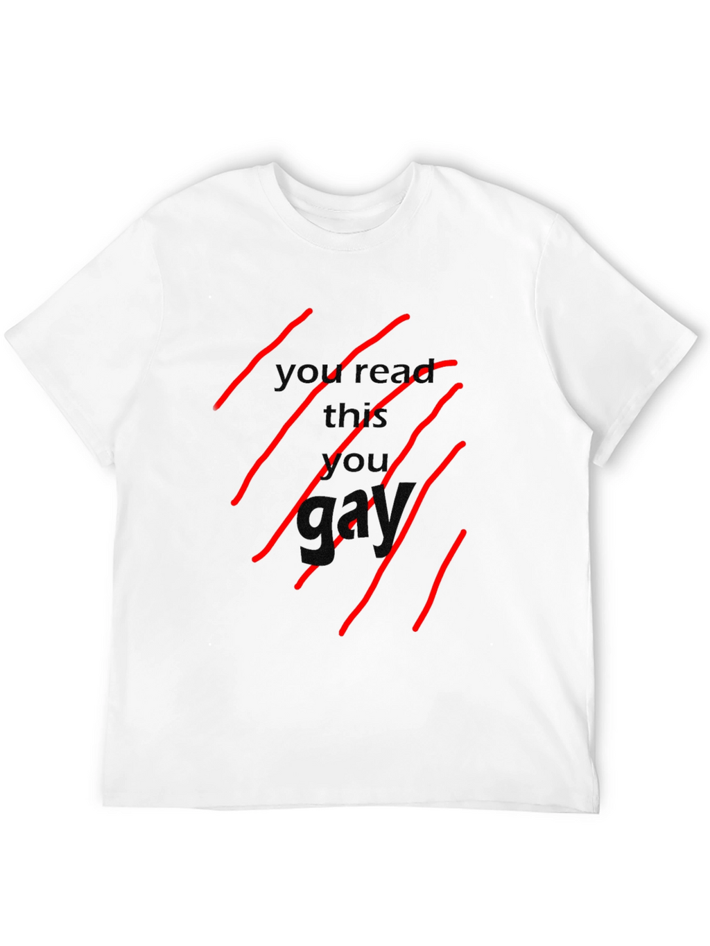 Edgy Graphic Black T-Shirt