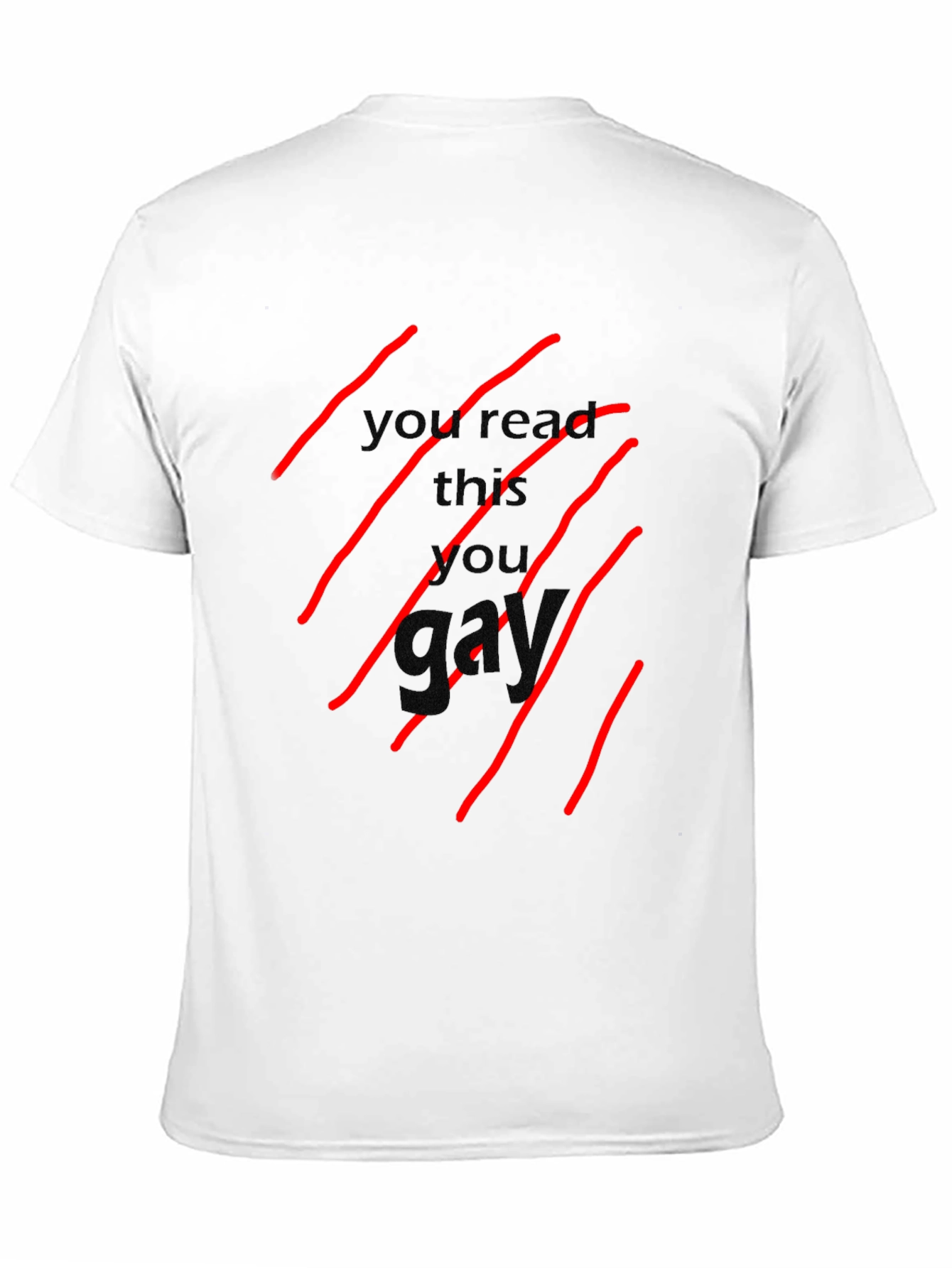 Edgy Graphic Black T-Shirt