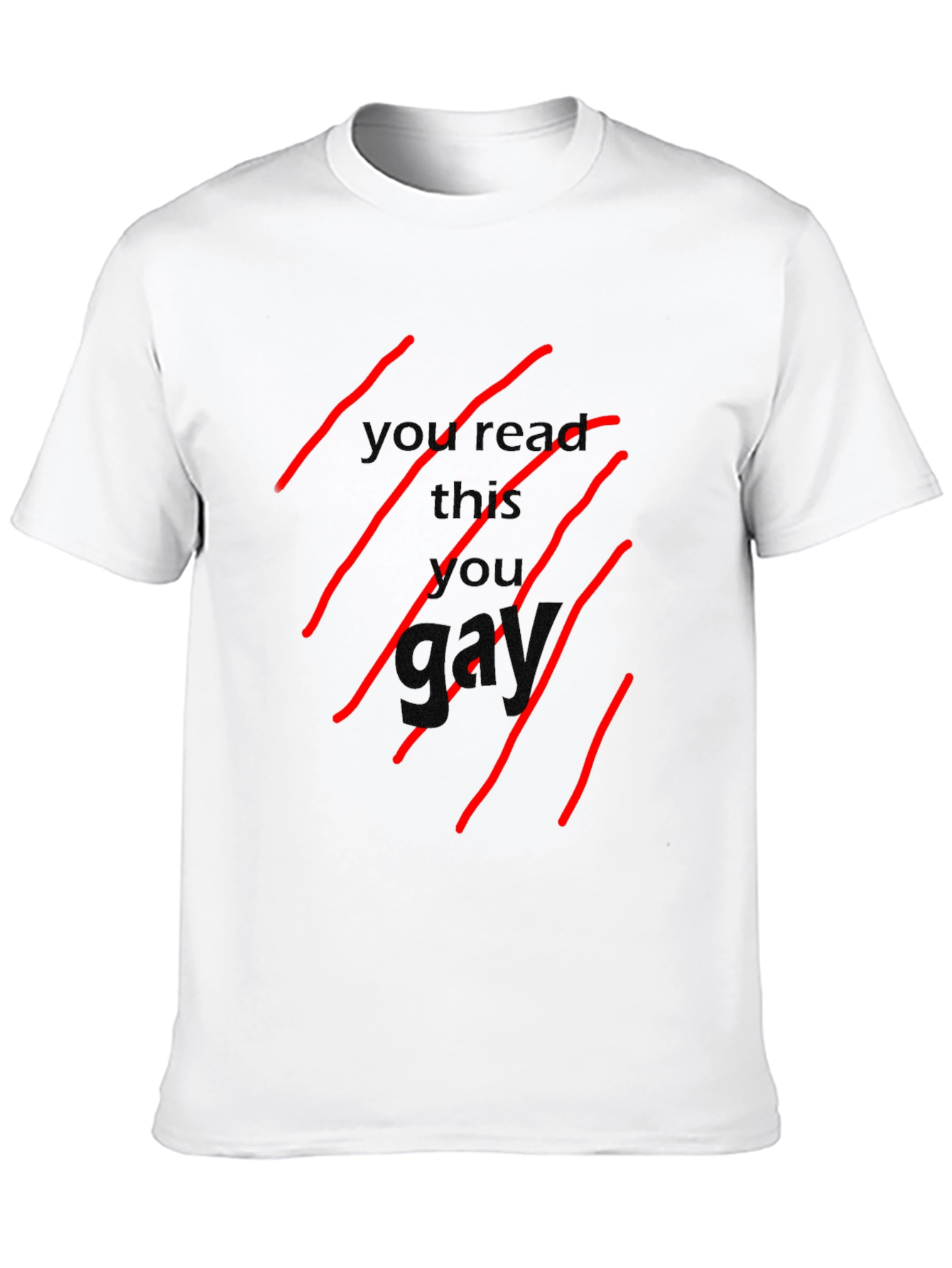 Edgy Graphic Black T-Shirt