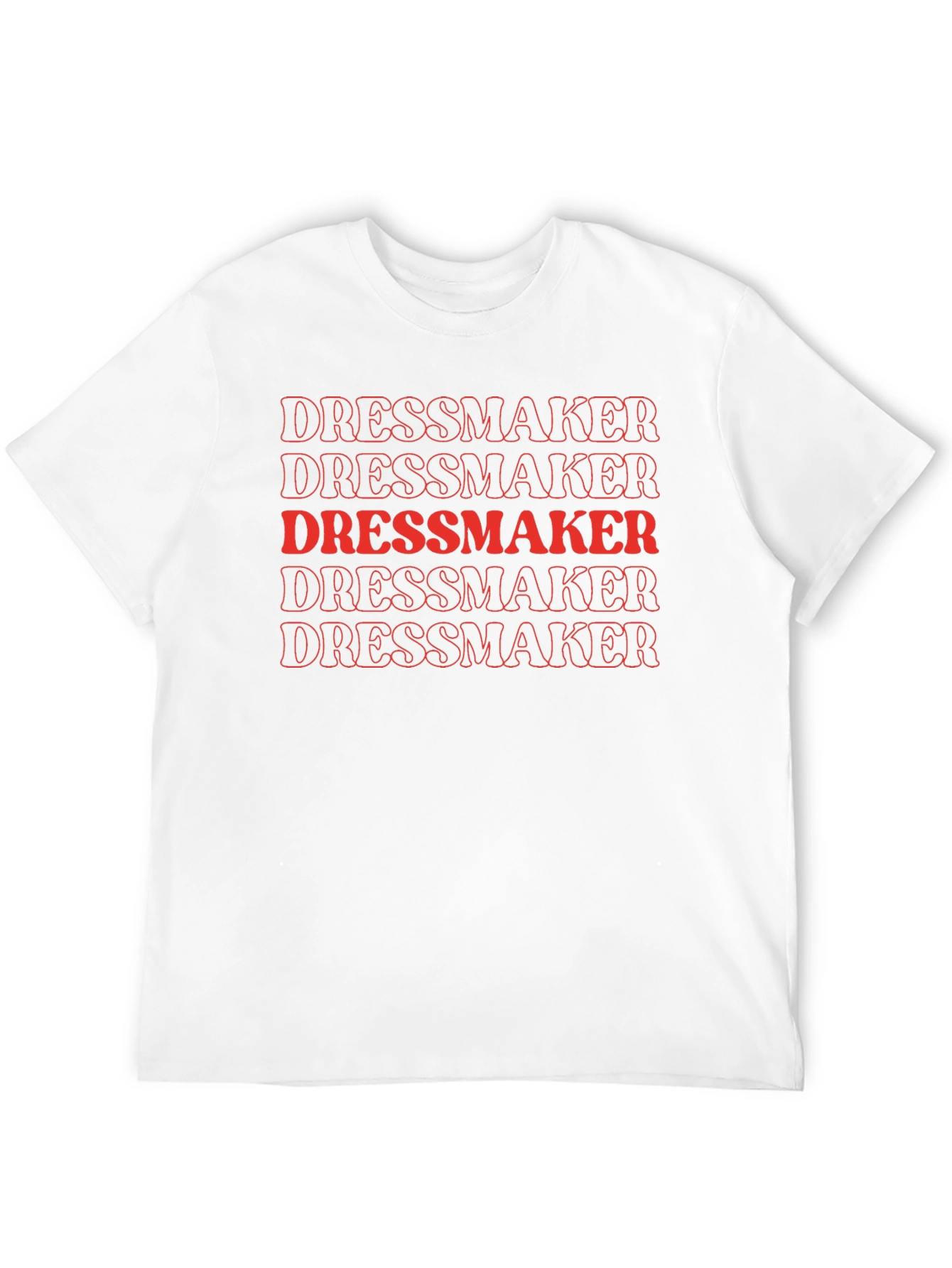 Dressmaker Retro Graphic T-Shirt - Bold Design