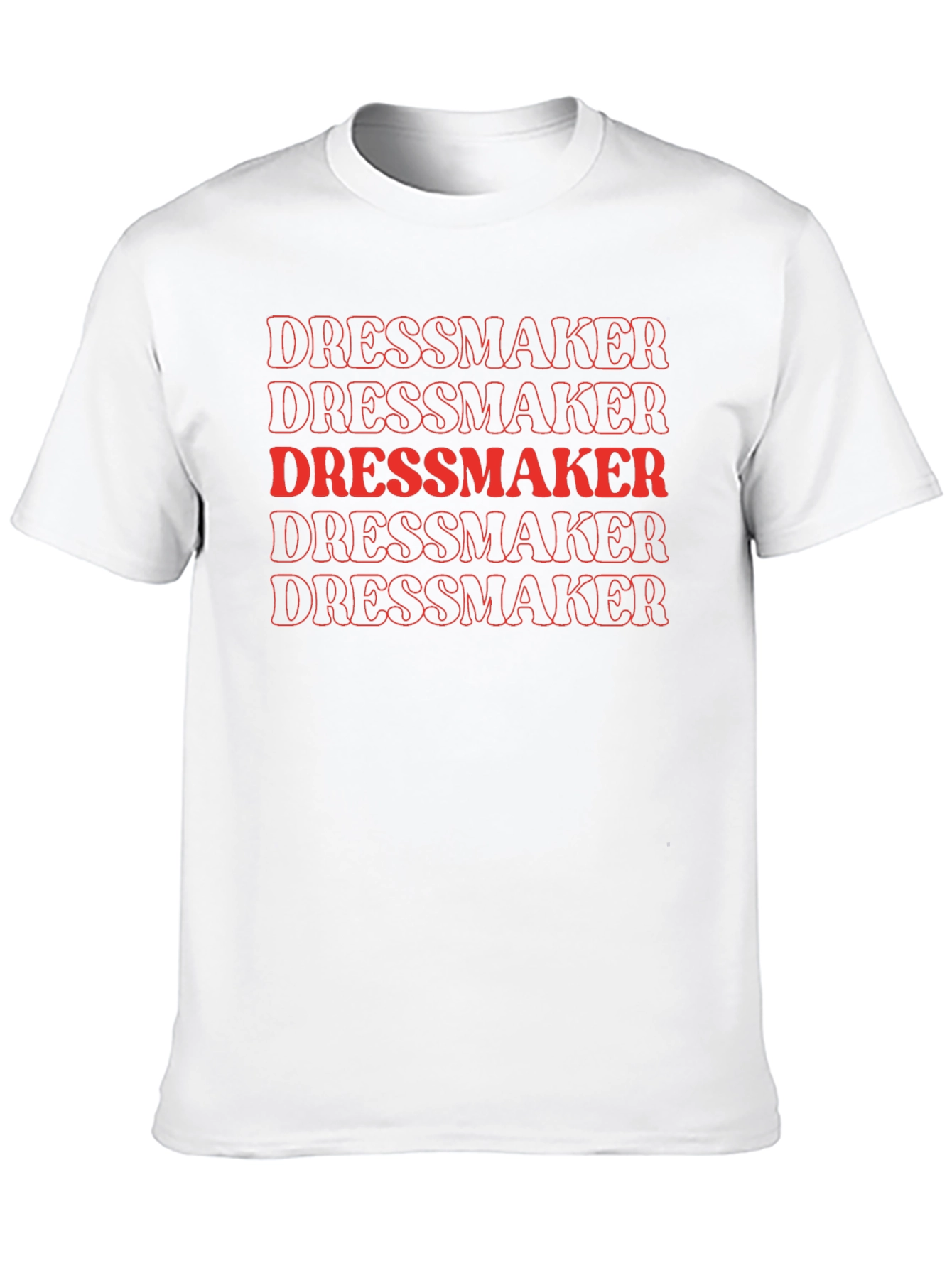 Dressmaker Retro Graphic T-Shirt - Bold Design
