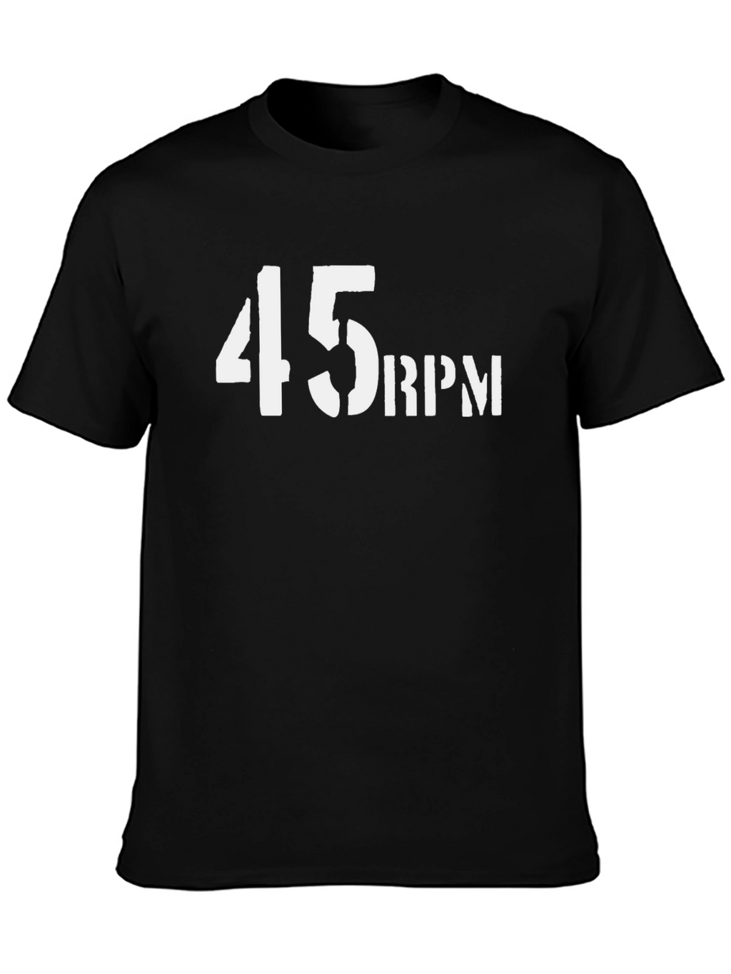 45 RPM Graphic T-Shirt - Retro Music Fan Tee