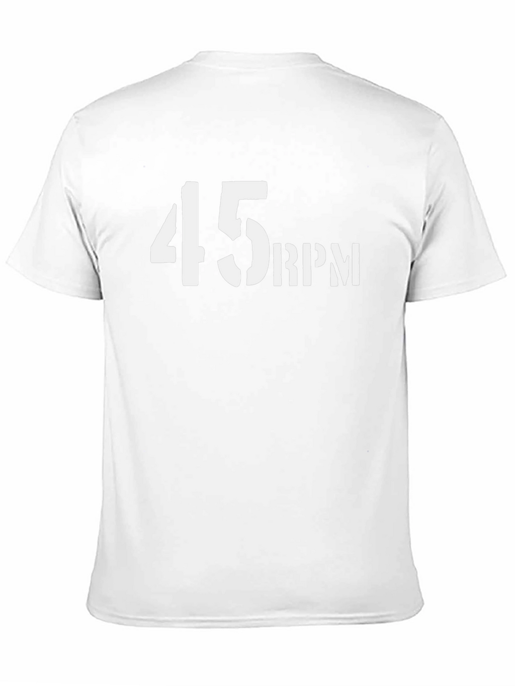 45 RPM Graphic T-Shirt - Retro Music Fan Tee