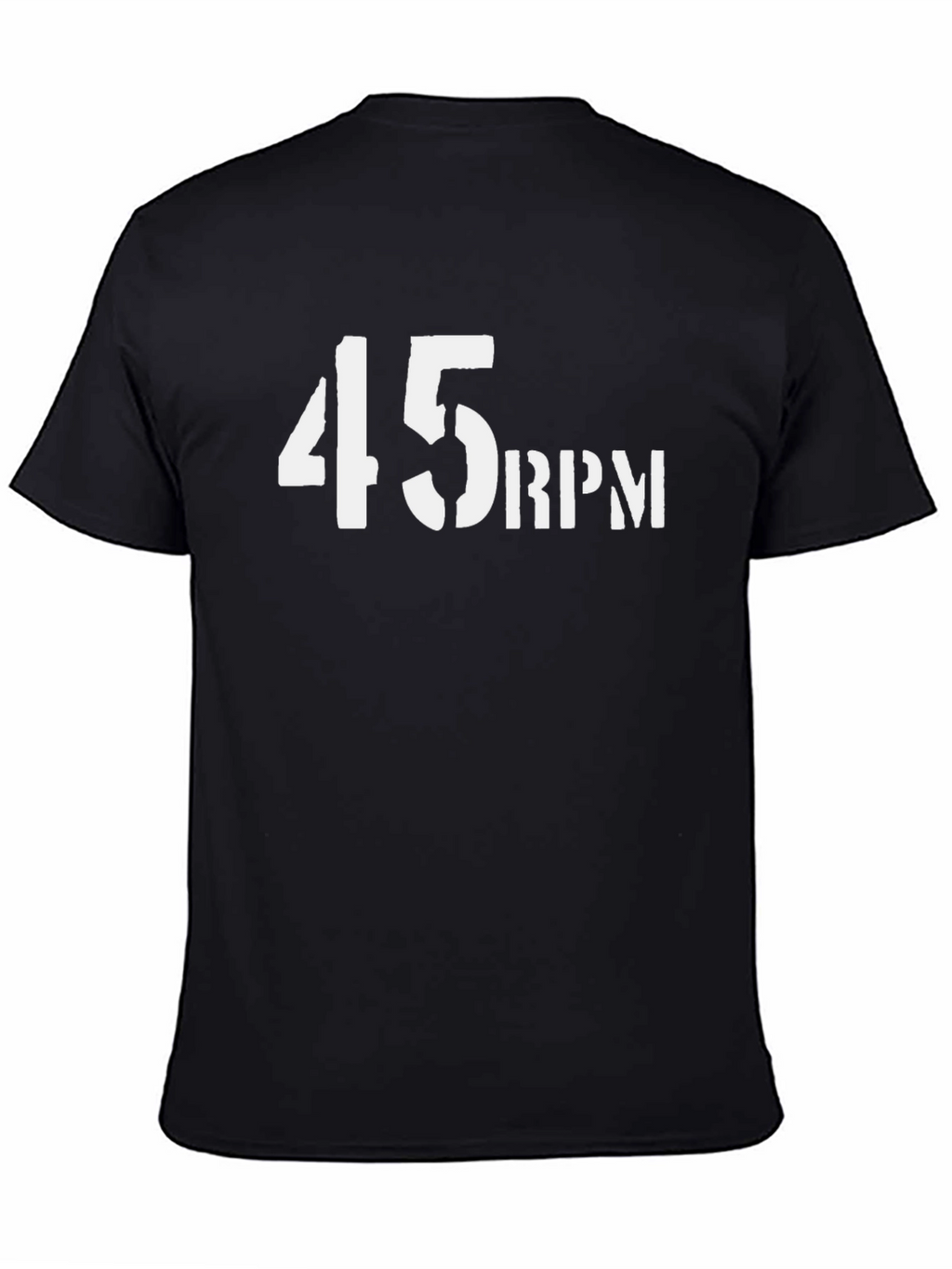 45 RPM Graphic T-Shirt - Retro Music Fan Tee