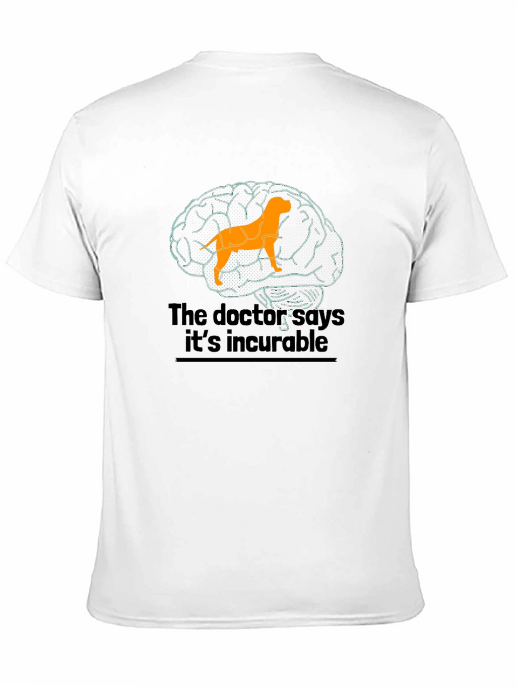 Dog Brain Humor T-Shirt