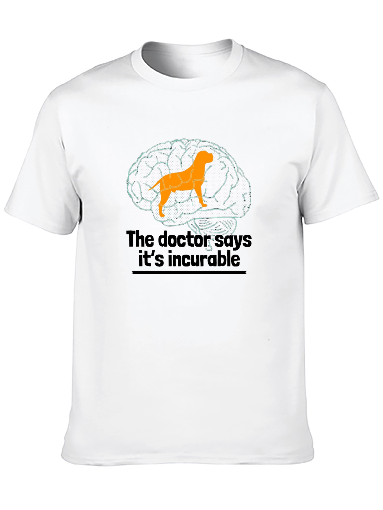 Dog Brain Humor T-Shirt