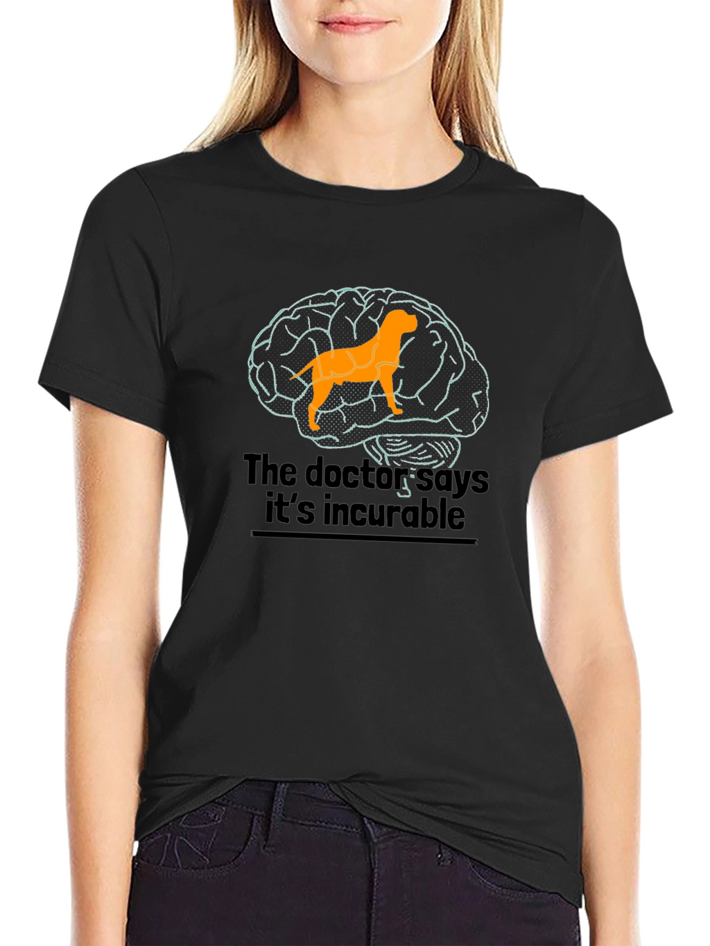 Dog Brain Humor T-Shirt