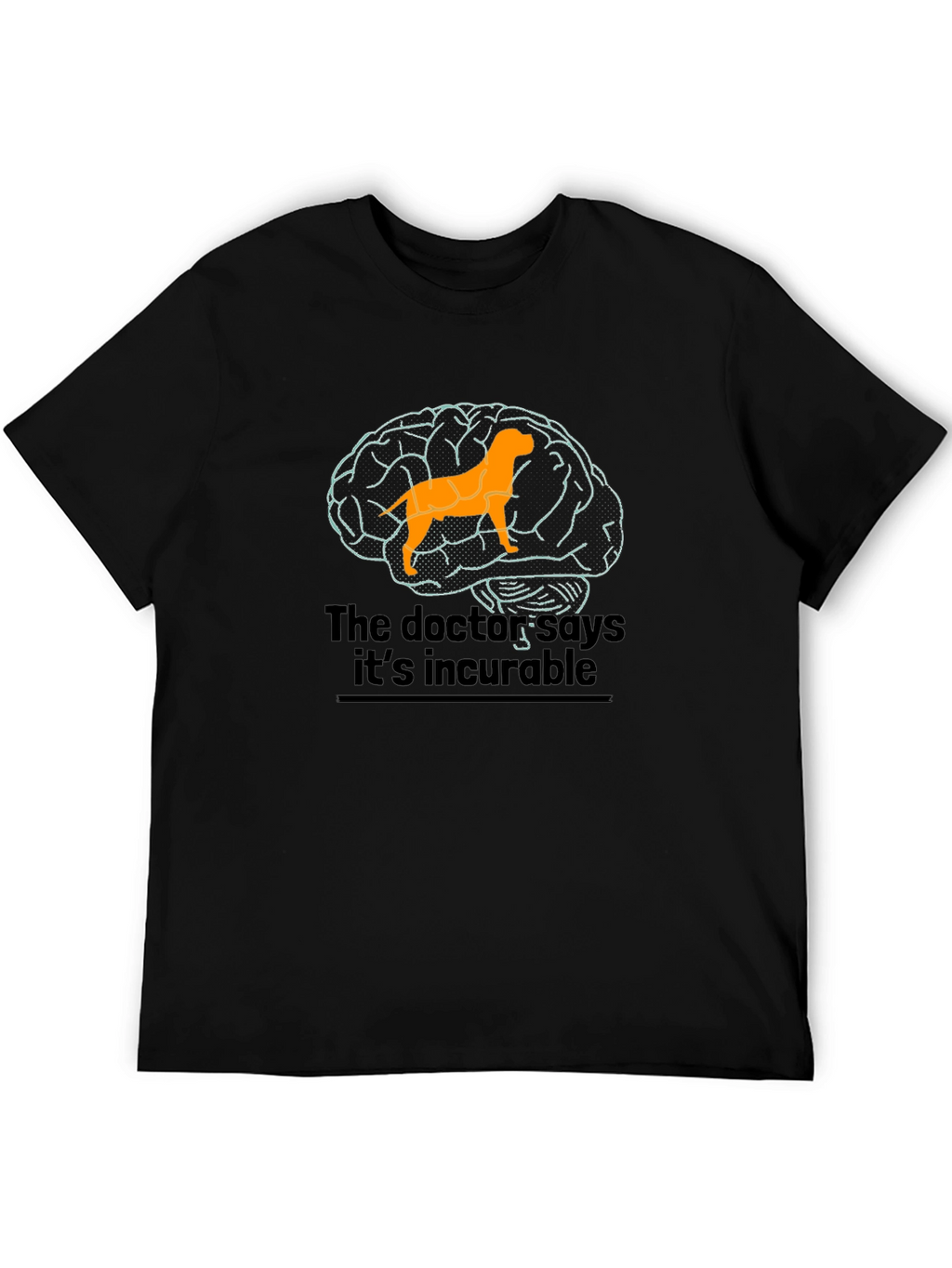 Dog Brain Humor T-Shirt