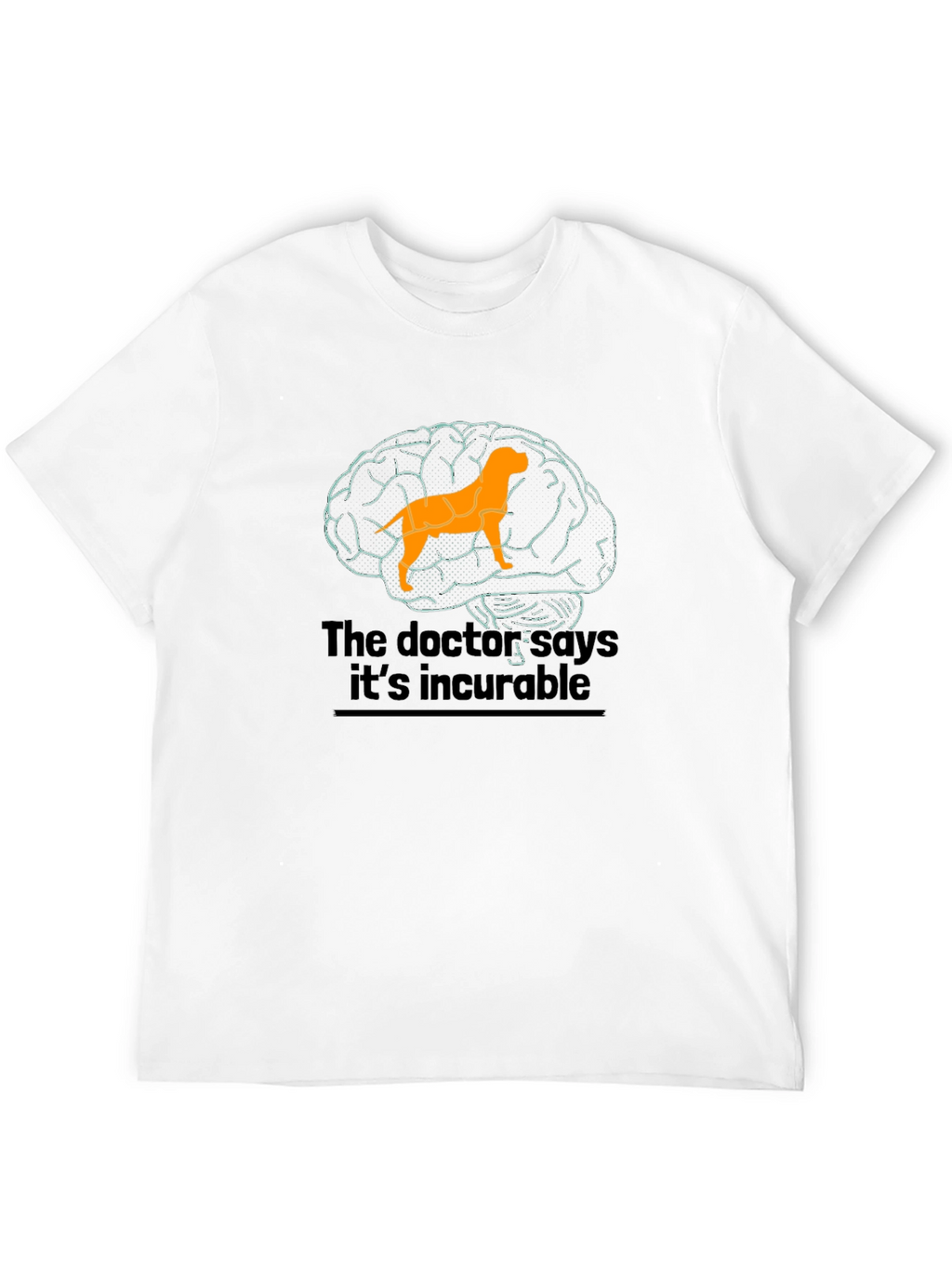 Dog Brain Humor T-Shirt