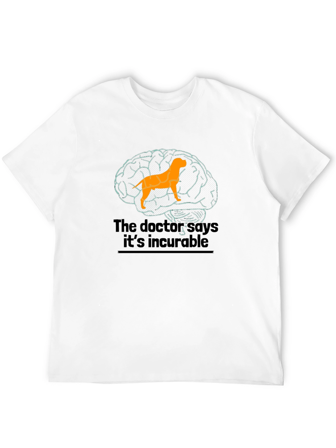 Dog Brain Humor T-Shirt