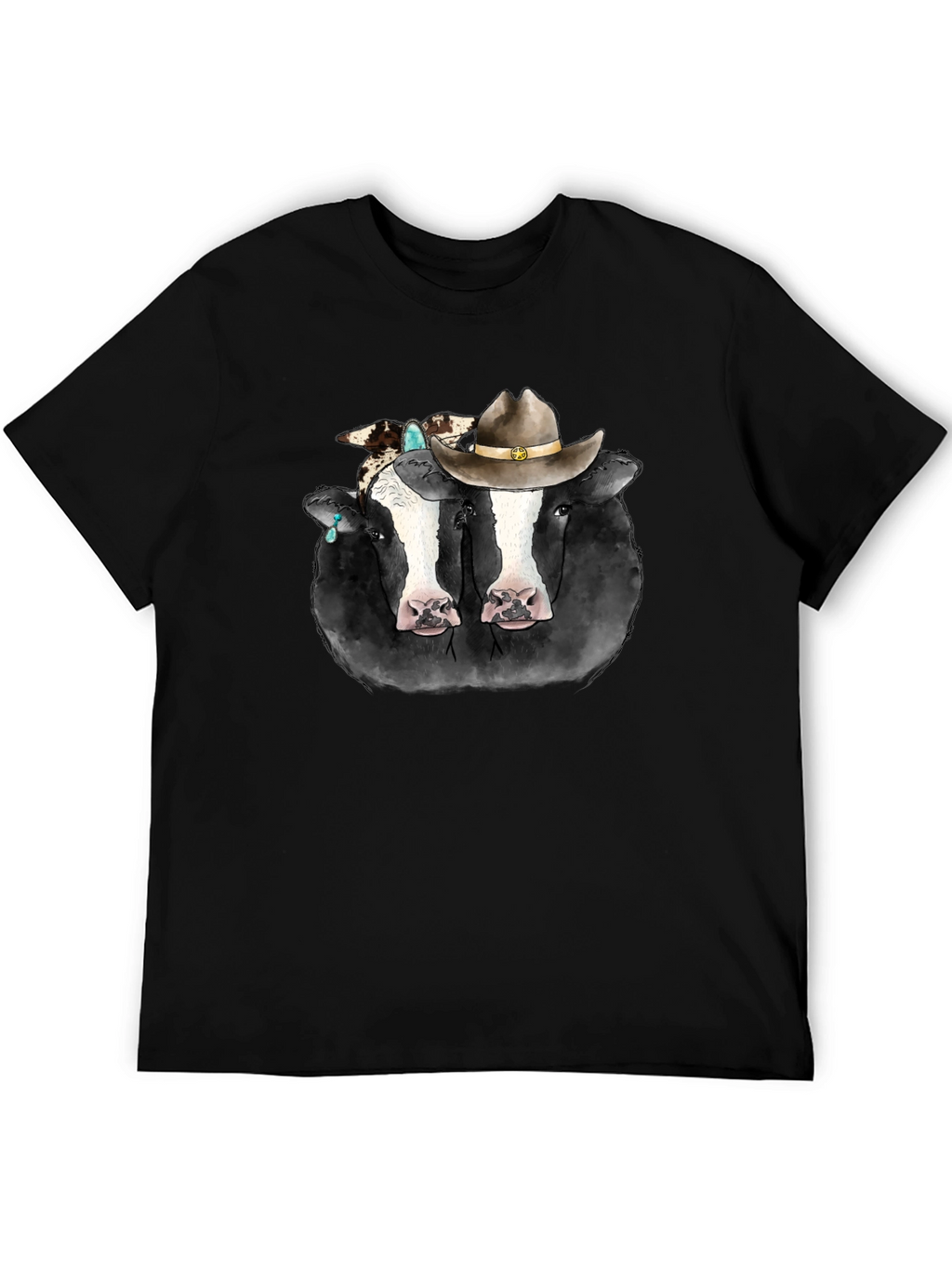 Cowboy Cow T-Shirt - Western Style Tee