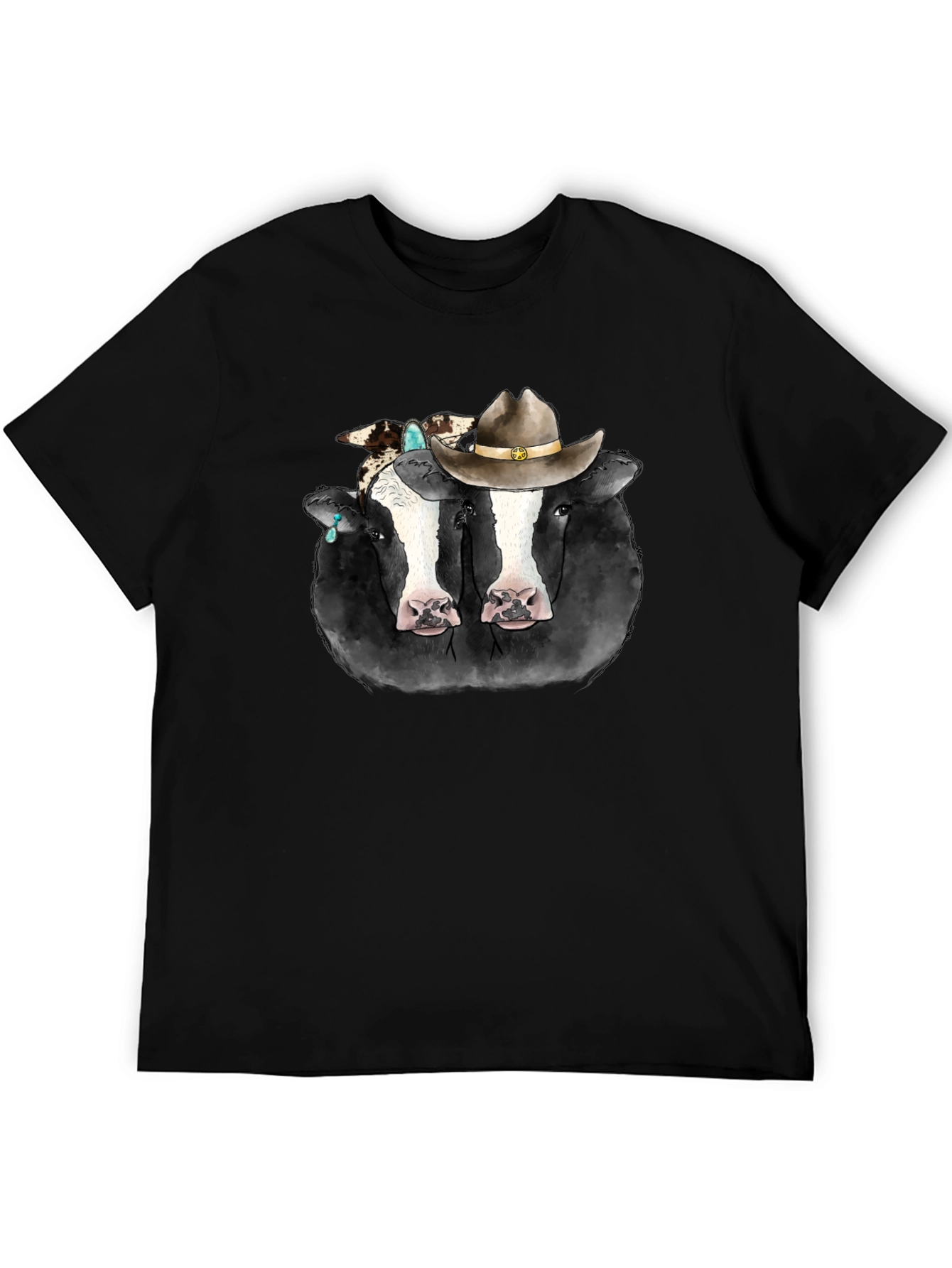 Cowboy Cow T-Shirt - Western Style Tee