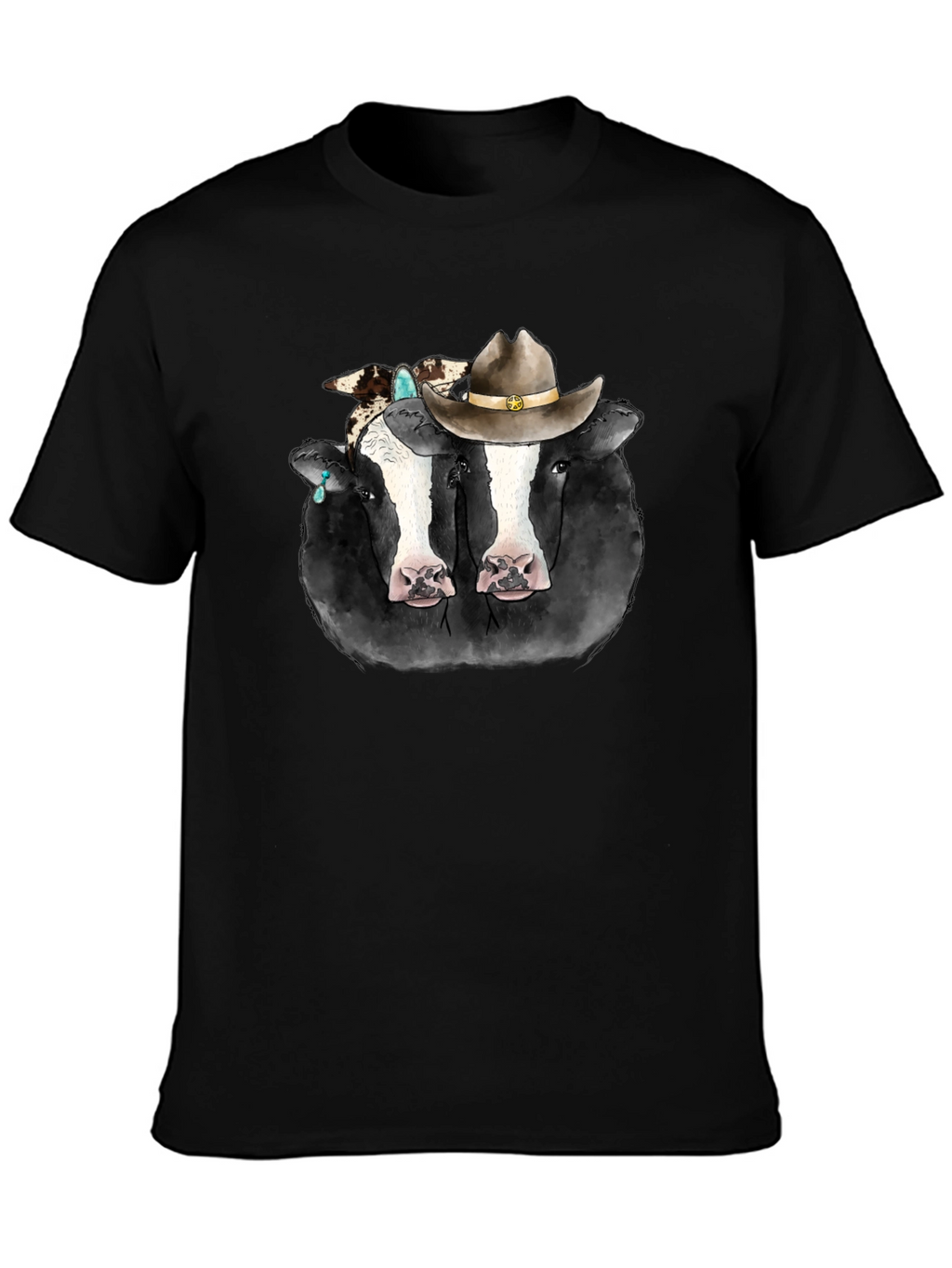 Cowboy Cow T-Shirt - Western Style Tee