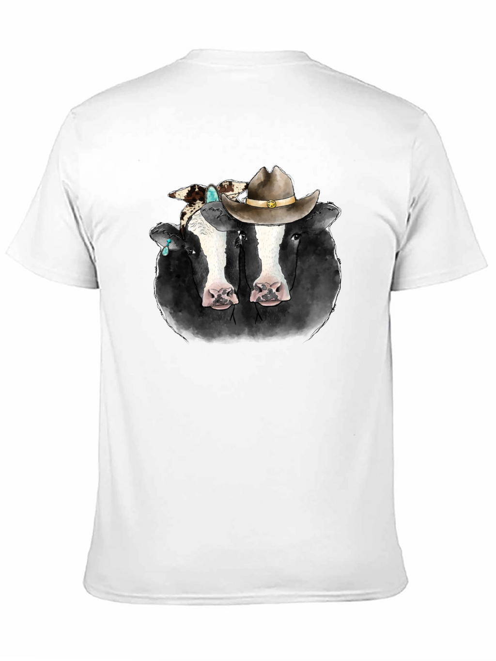 Cowboy Cow T-Shirt - Western Style Tee