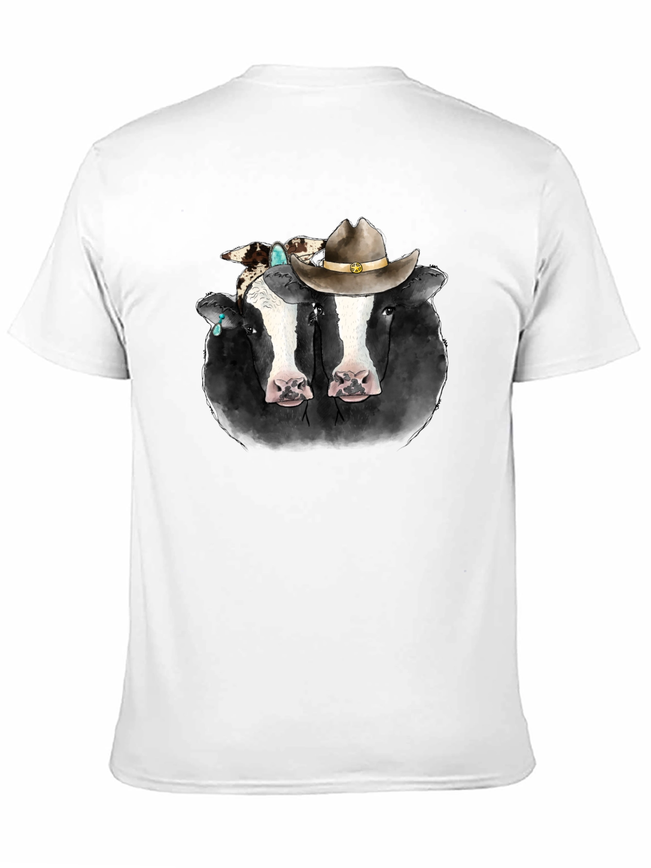 Cowboy Cow T-Shirt - Western Style Tee