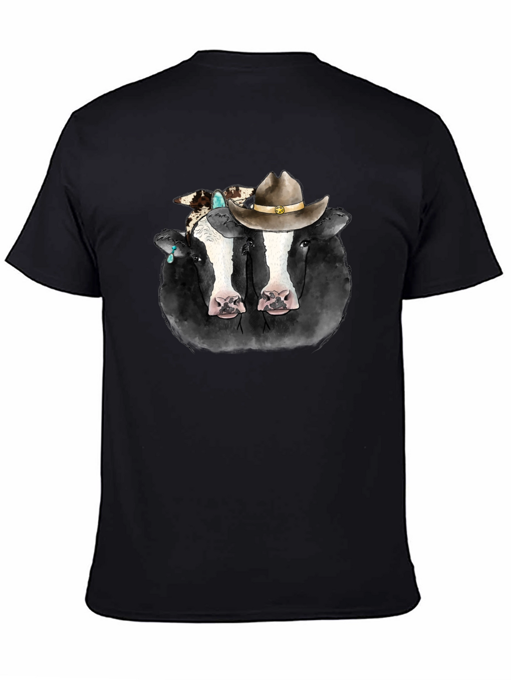 Cowboy Cow T-Shirt - Western Style Tee
