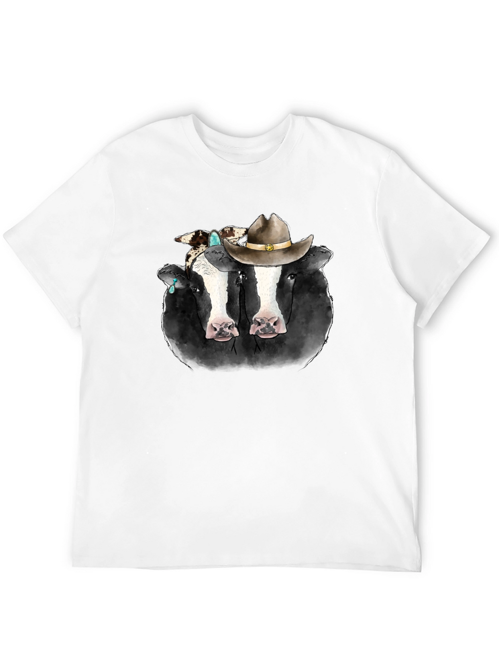 Cowboy Cow T-Shirt - Western Style Tee