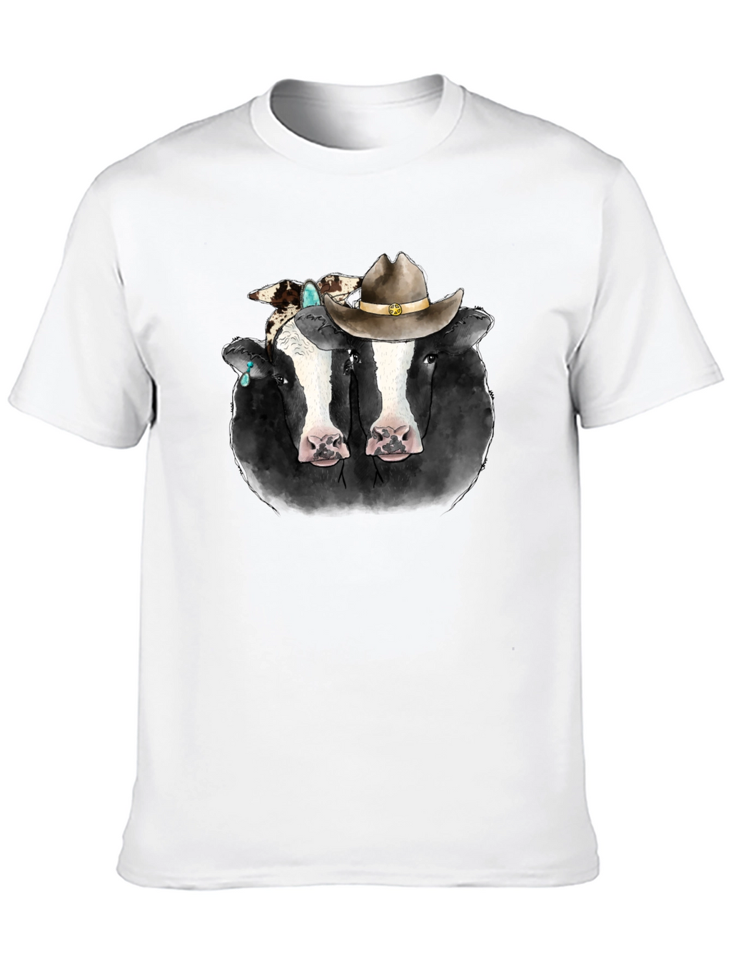 Cowboy Cow T-Shirt - Western Style Tee