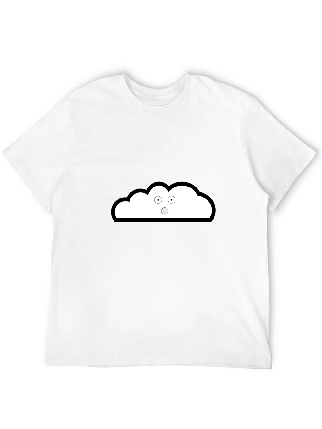 Cloud Graphic Black T-Shirt - Unique Style