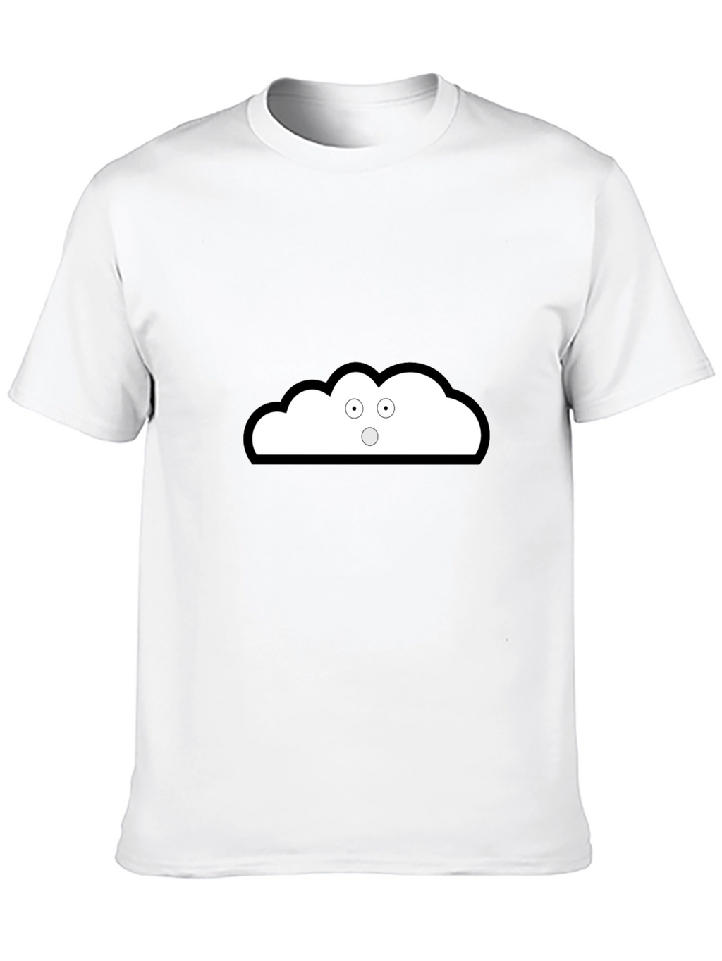 Cloud Graphic Black T-Shirt - Unique Style
