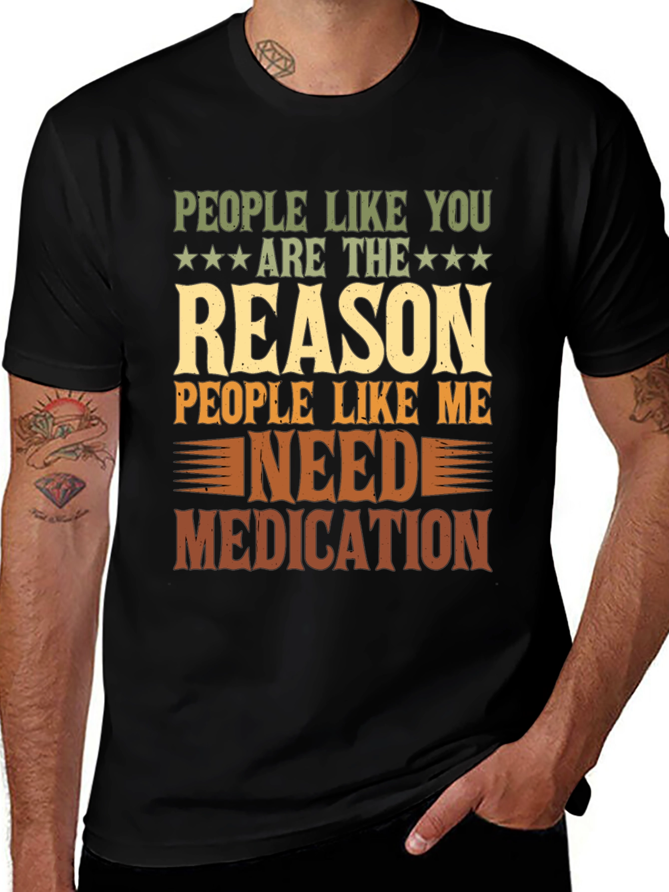 People Like You Reason Funny Graphic T-Shirt