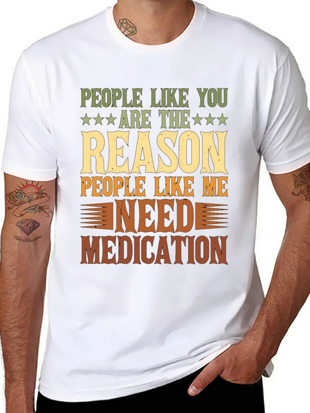 People Like You Reason Funny Graphic T-Shirt