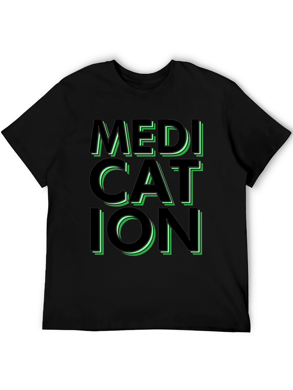 Medication Graphic Tee - Trendy Statement Shirt