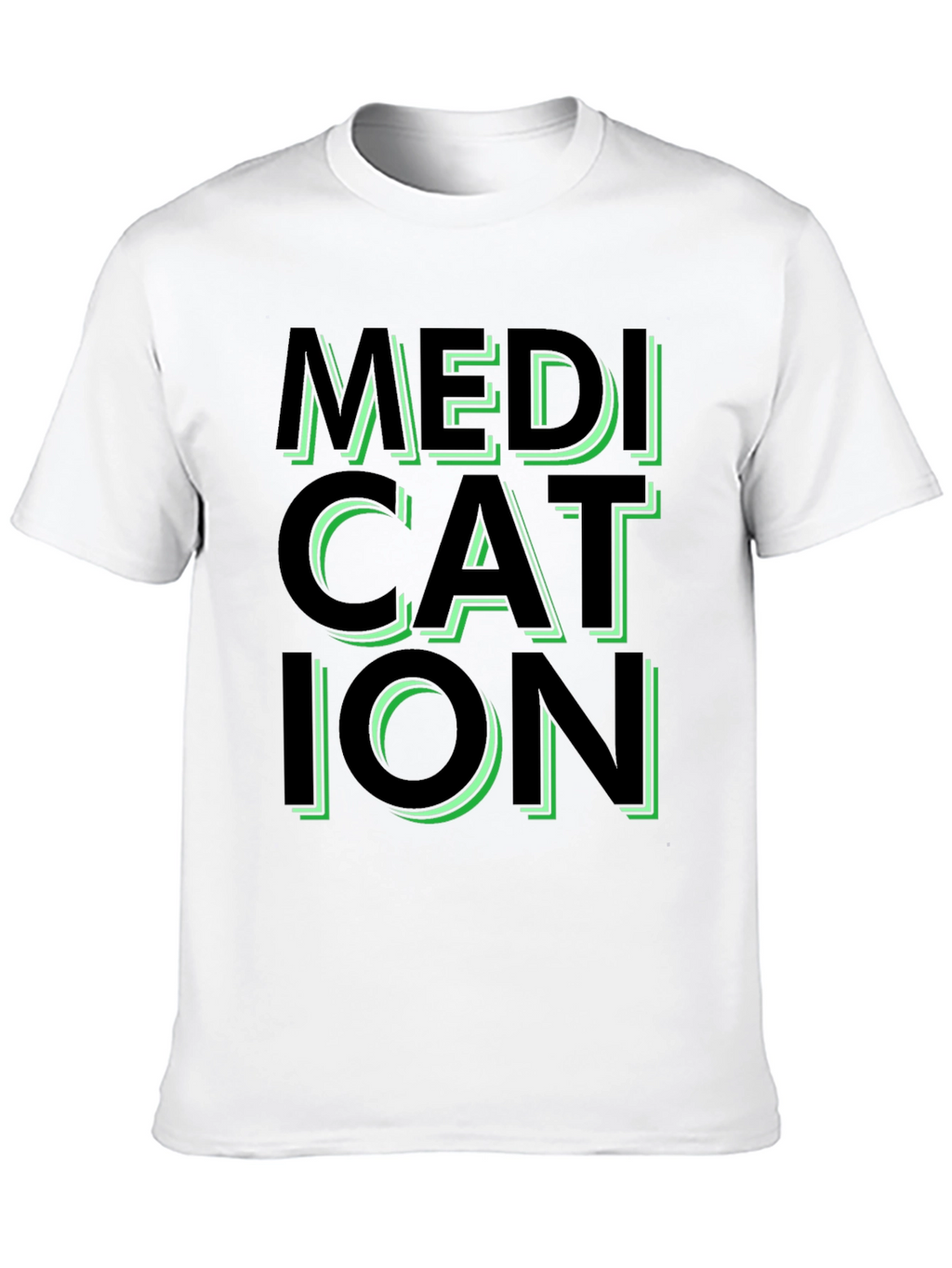 Medication Graphic Tee - Trendy Statement Shirt