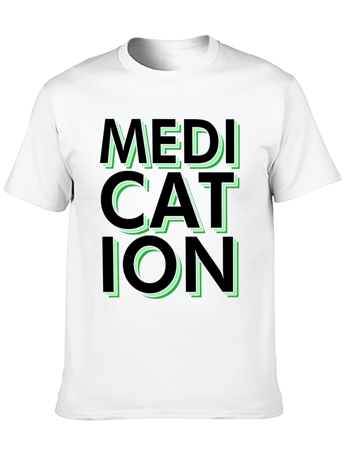 Medication Graphic Tee - Trendy Statement Shirt