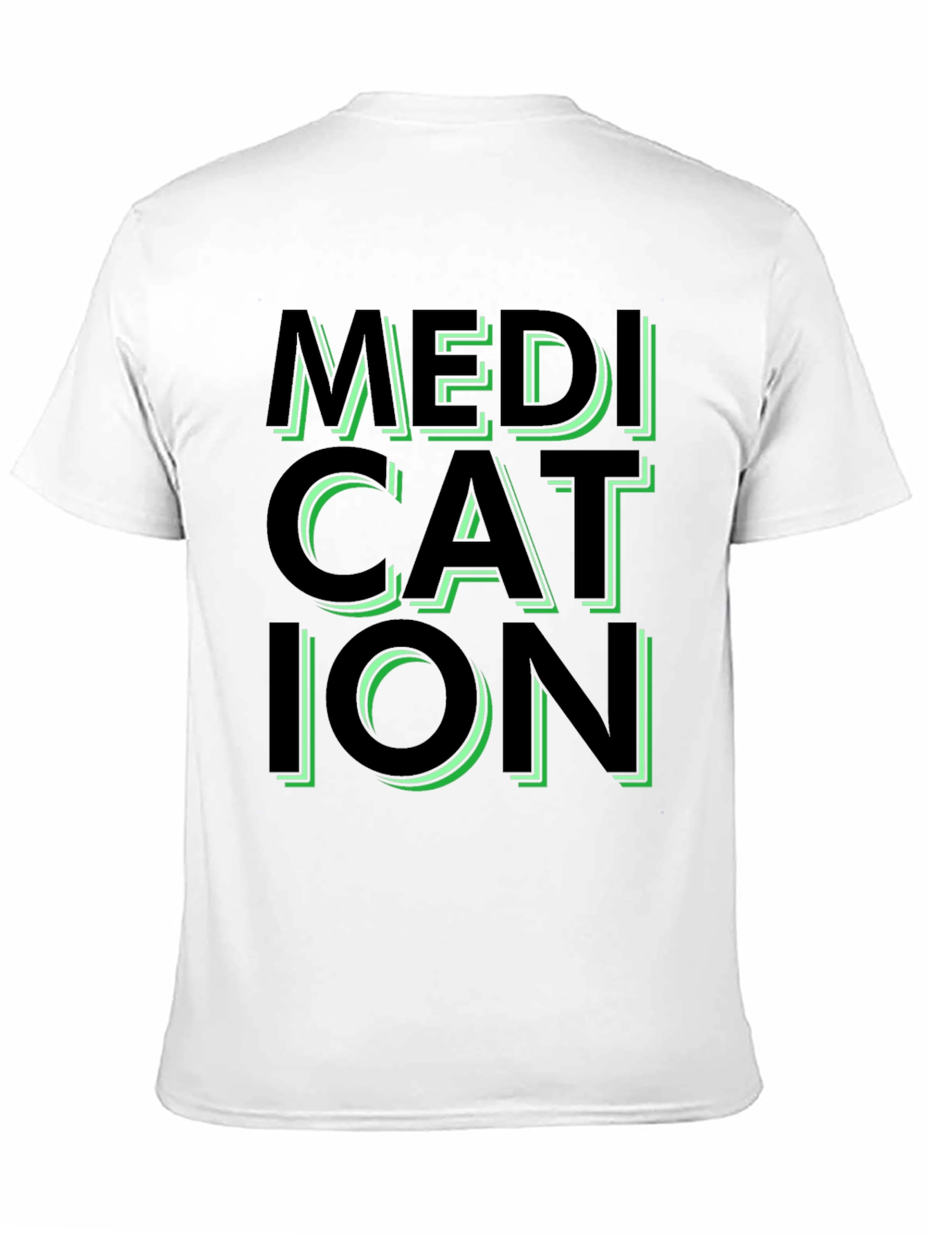 Medication Graphic Tee - Trendy Statement Shirt