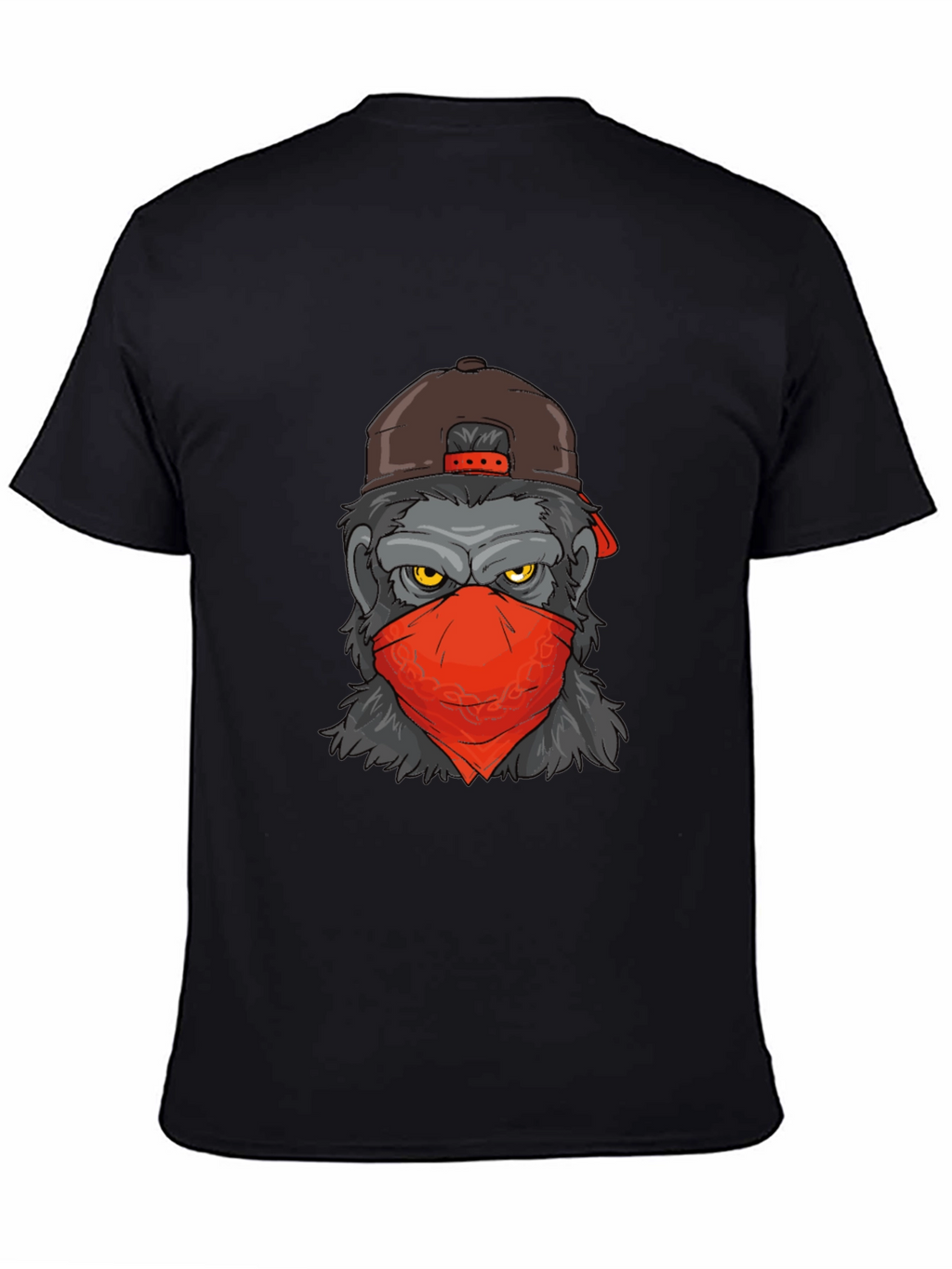 Cool Gorilla Graphic Tee - Mens Black T-Shirt
