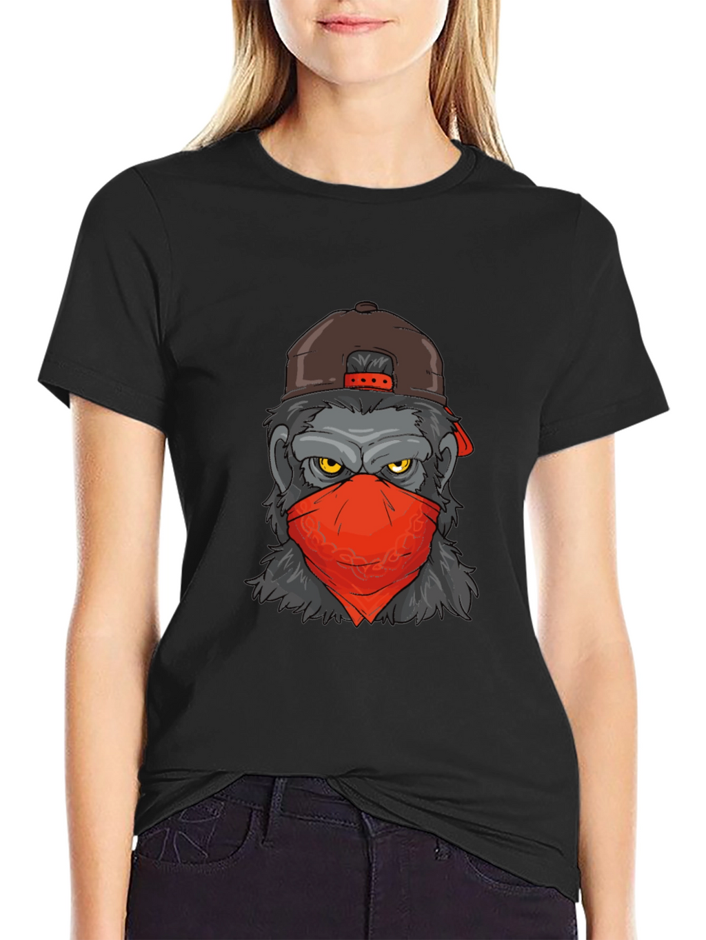 Cool Gorilla Graphic Tee - Mens Black T-Shirt