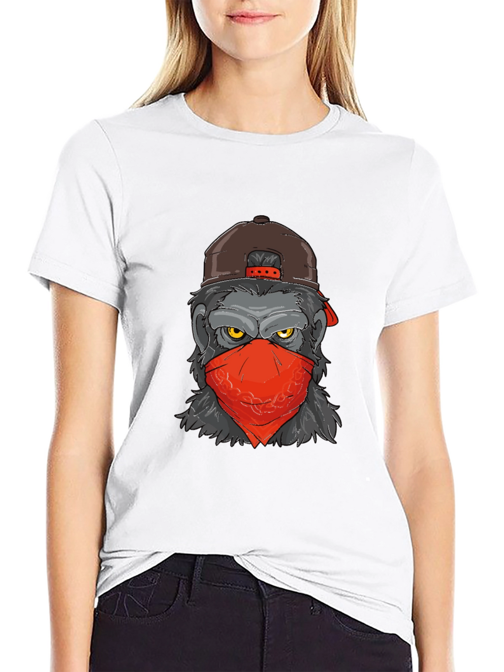 Cool Gorilla Graphic Tee - Mens Black T-Shirt