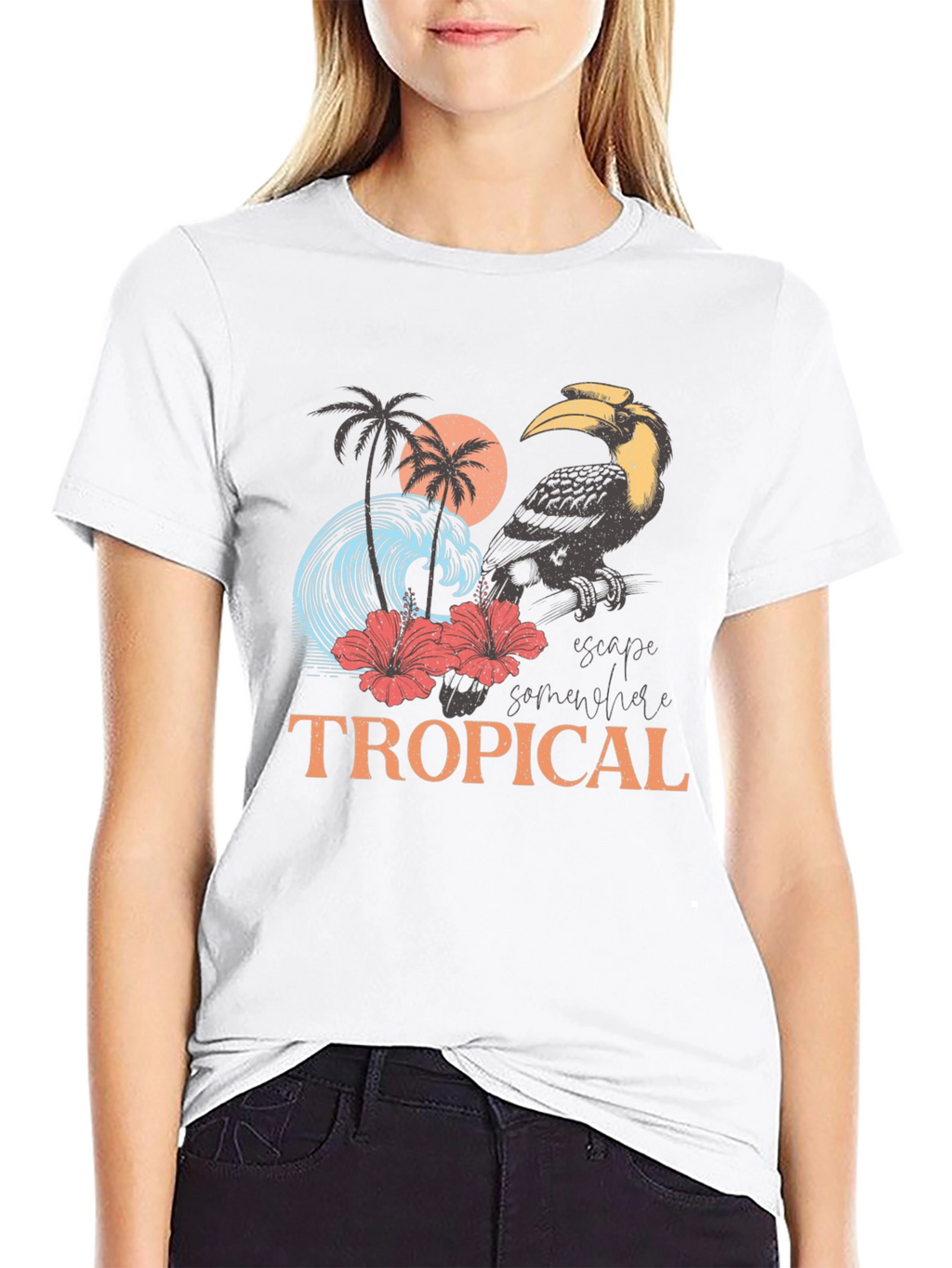 Tropical Graphic T-Shirt | Island Getaway Tee