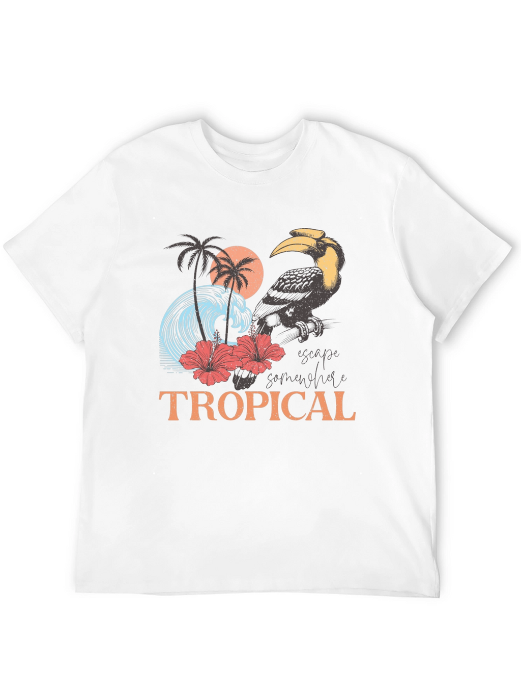 Tropical Graphic T-Shirt | Island Getaway Tee