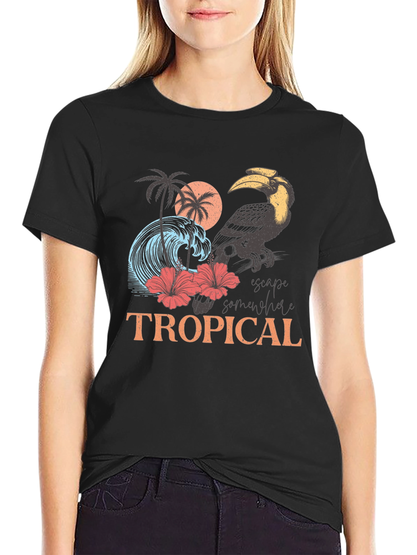 Tropical Graphic T-Shirt | Island Getaway Tee