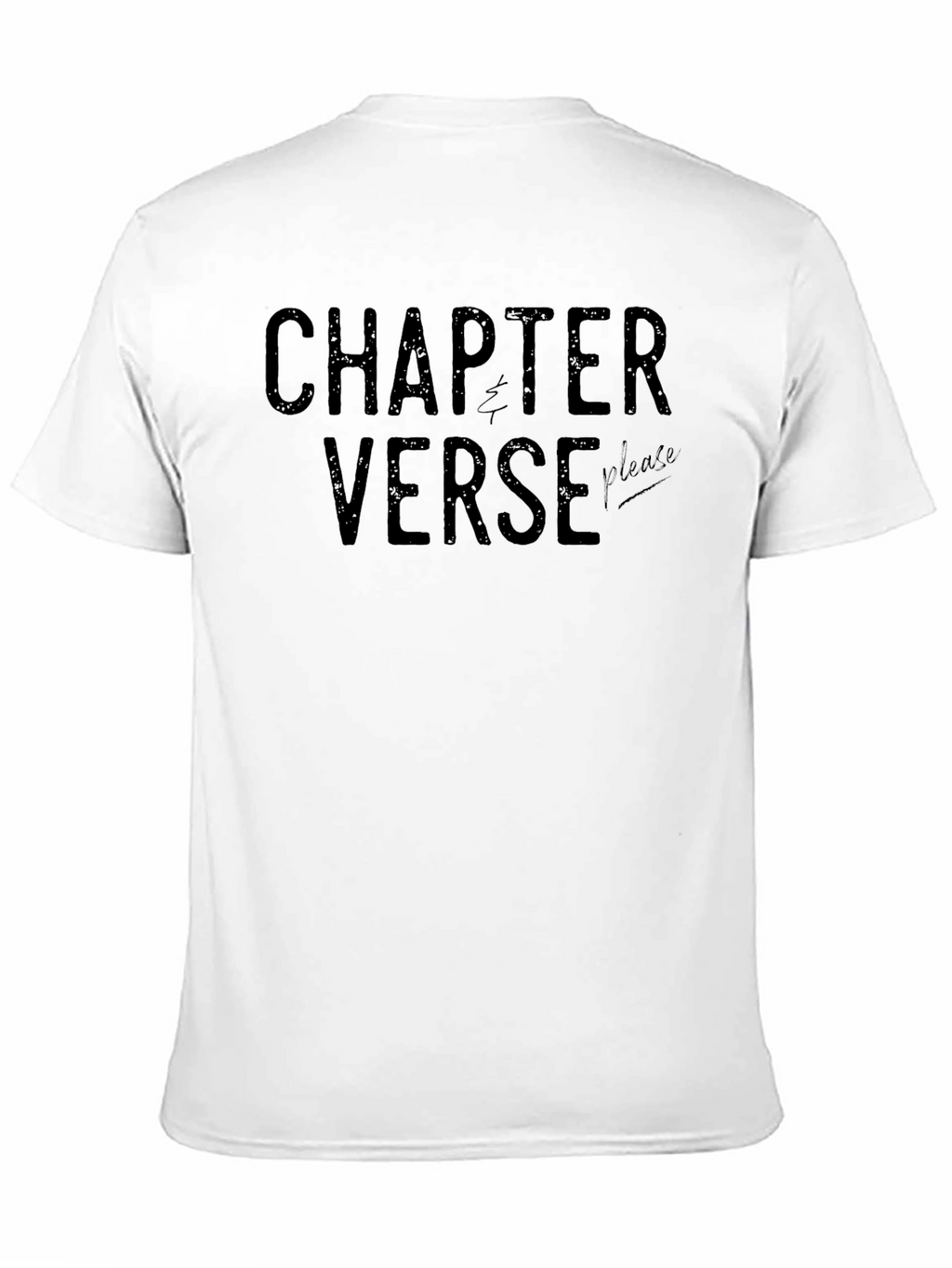 Chapter & Verse Black Graphic T-Shirt