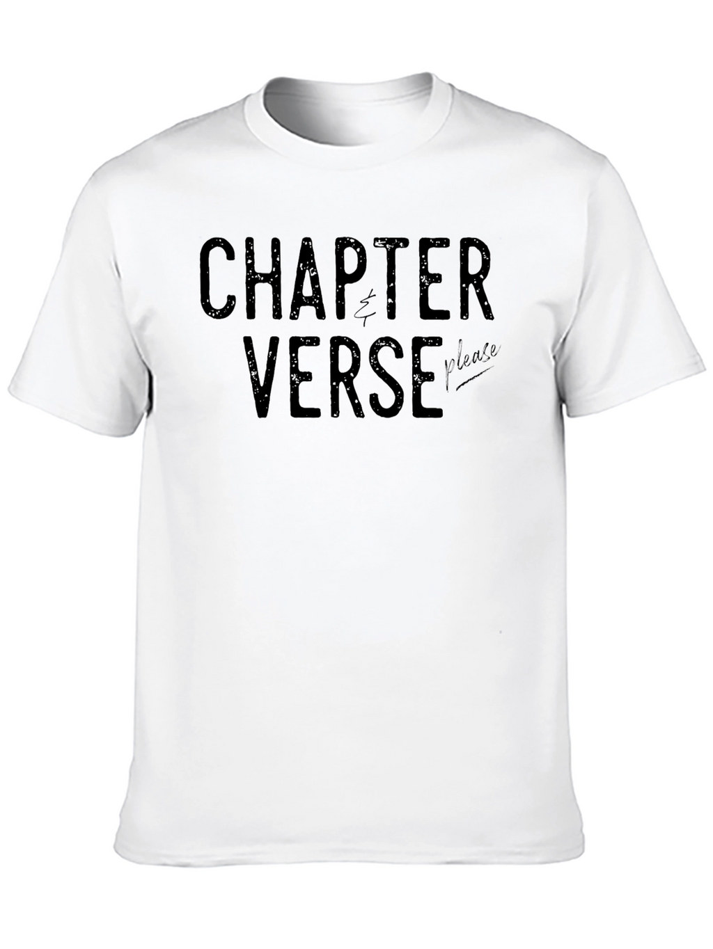 Chapter & Verse Black Graphic T-Shirt
