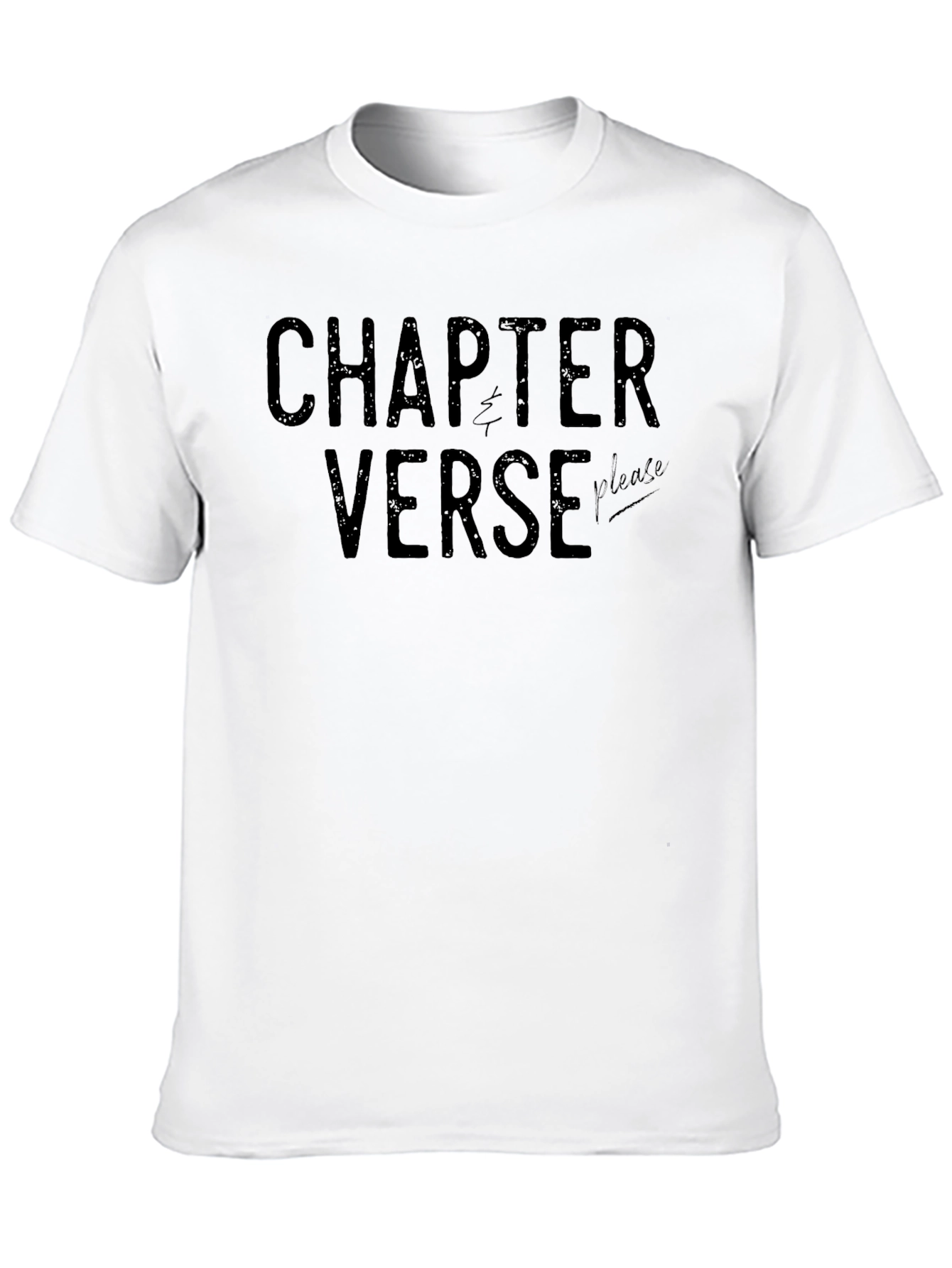 Chapter & Verse Black Graphic T-Shirt