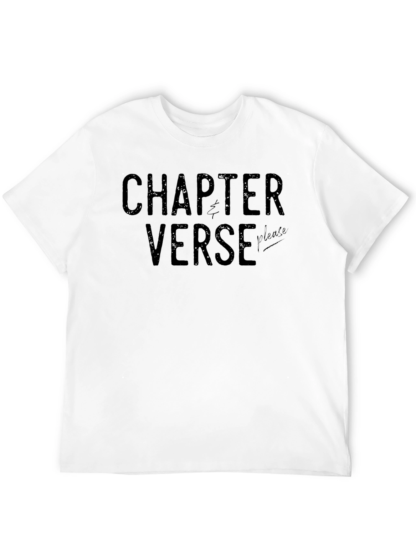 Chapter & Verse Black Graphic T-Shirt