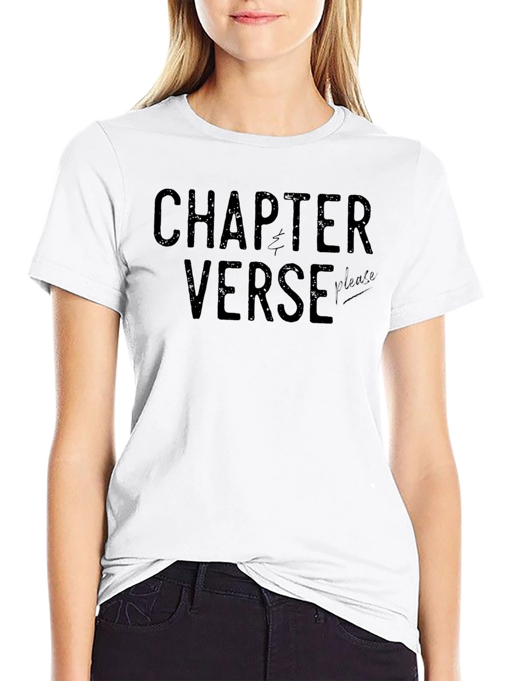 Chapter & Verse Black Graphic T-Shirt