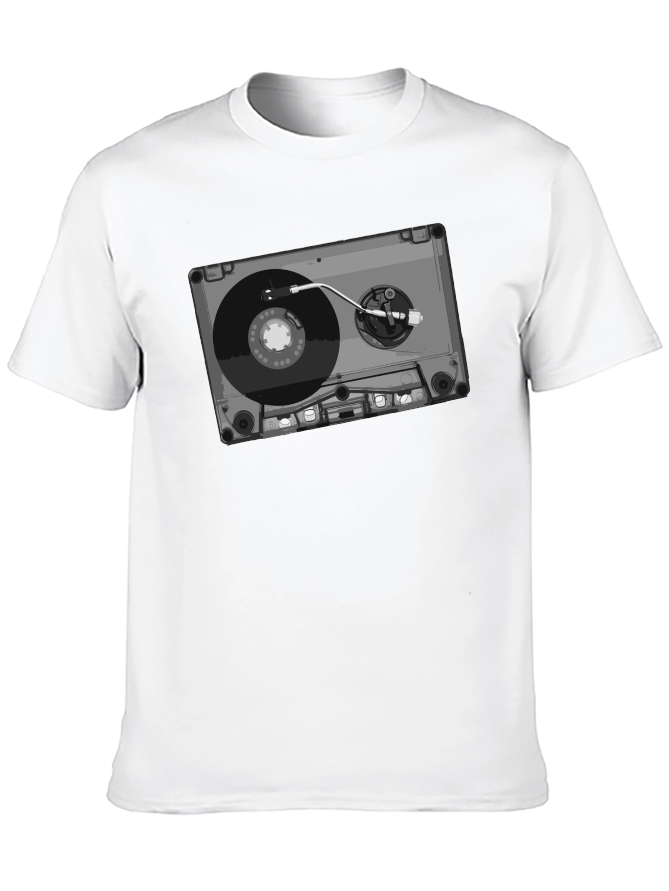 Retro Cassette Tape Turntable Graphic Tee