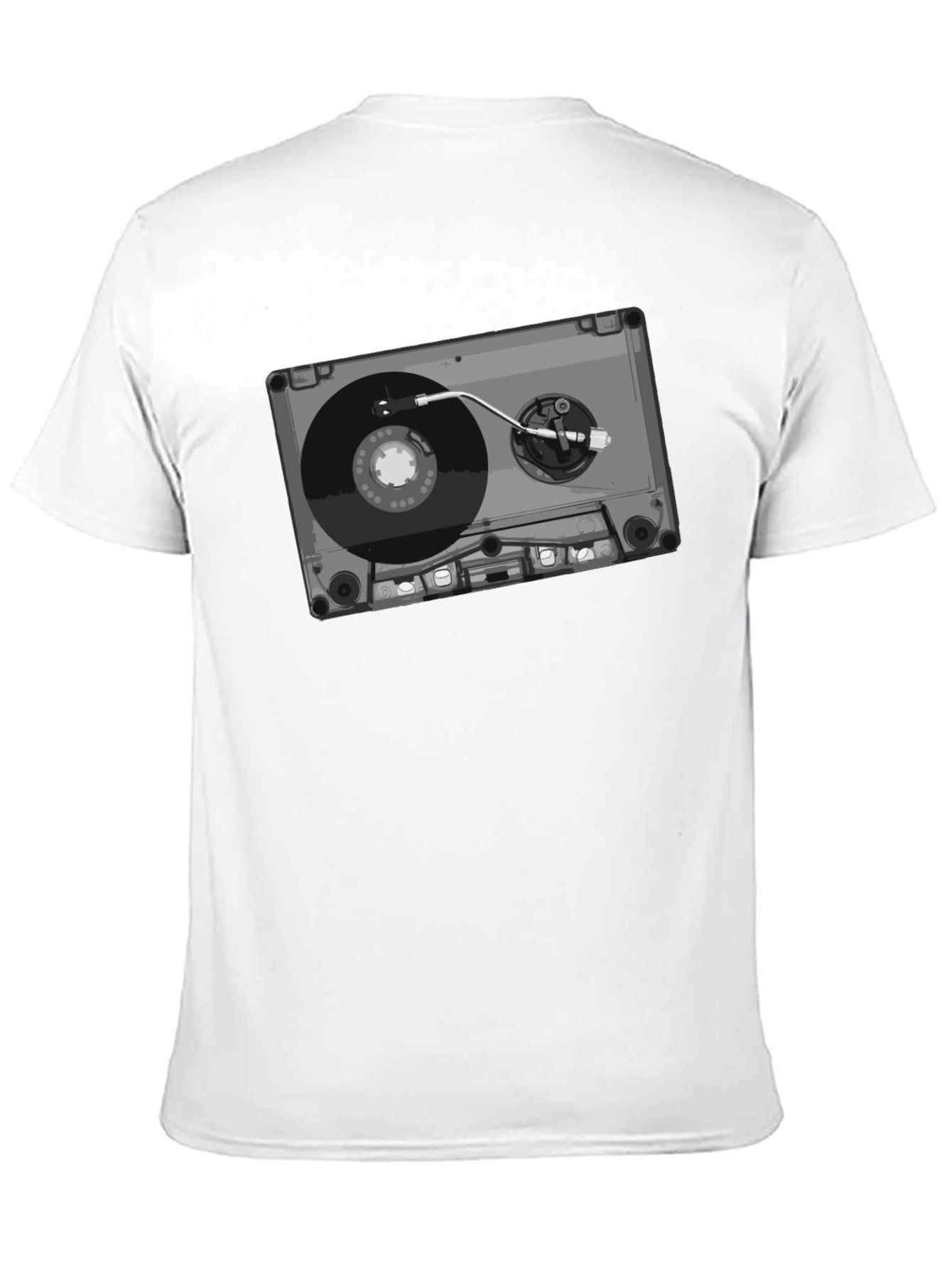 Retro Cassette Tape Turntable Graphic Tee