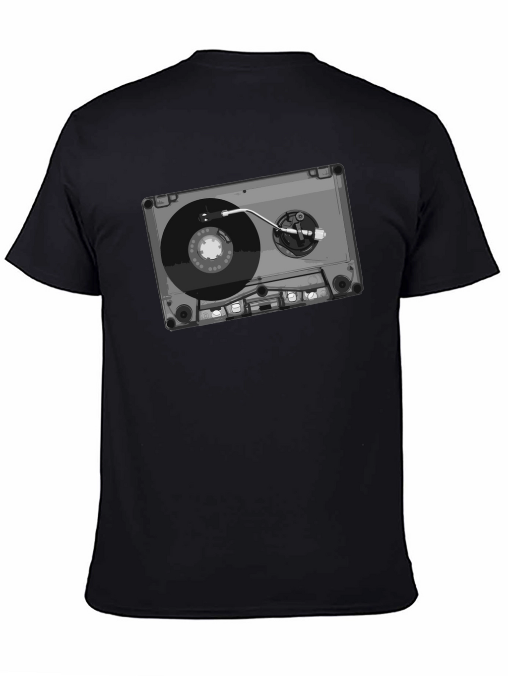 Retro Cassette Tape Turntable Graphic Tee