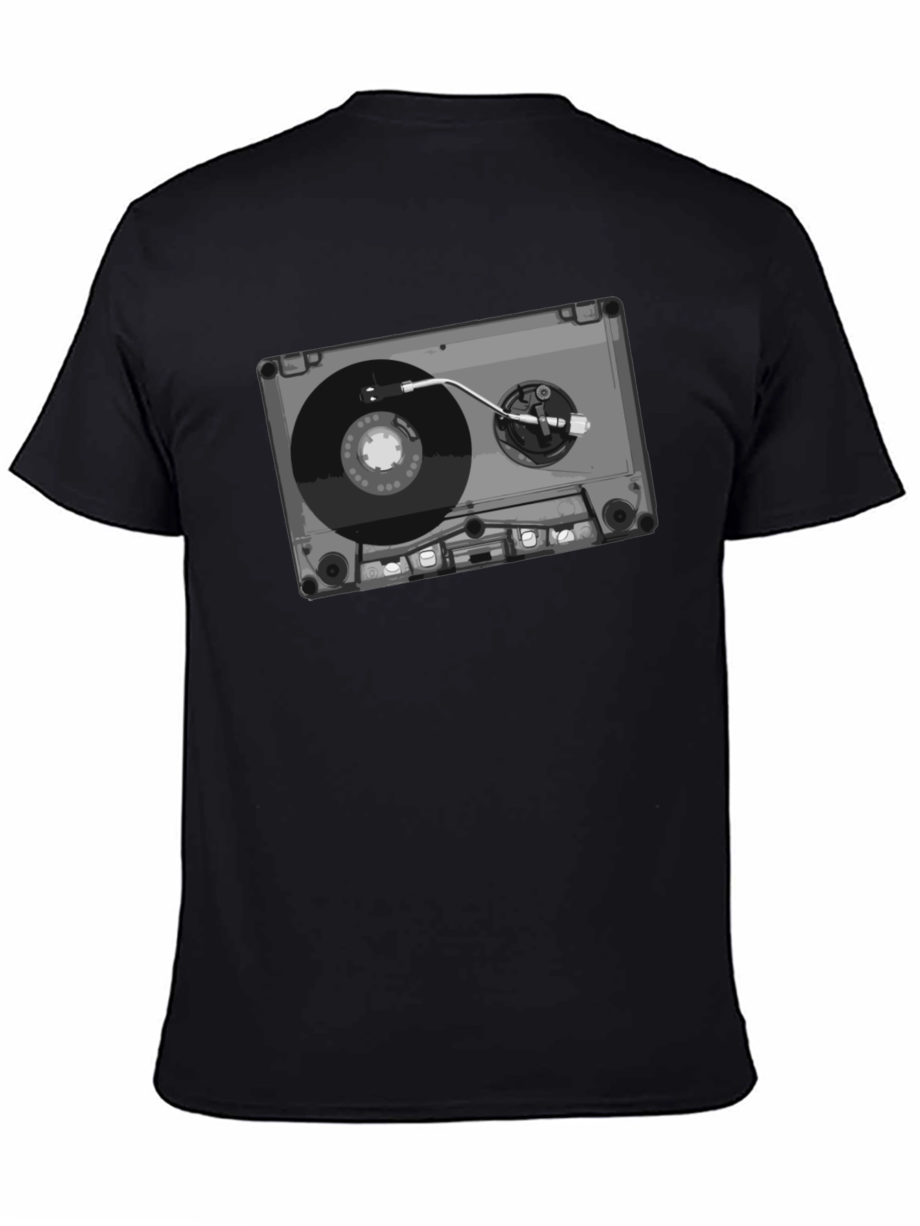 Retro Cassette Tape Turntable Graphic Tee