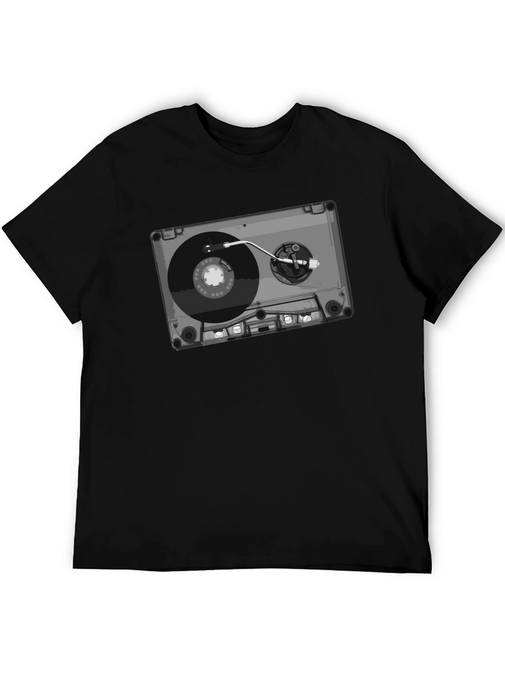 Retro Cassette Tape Turntable Graphic Tee