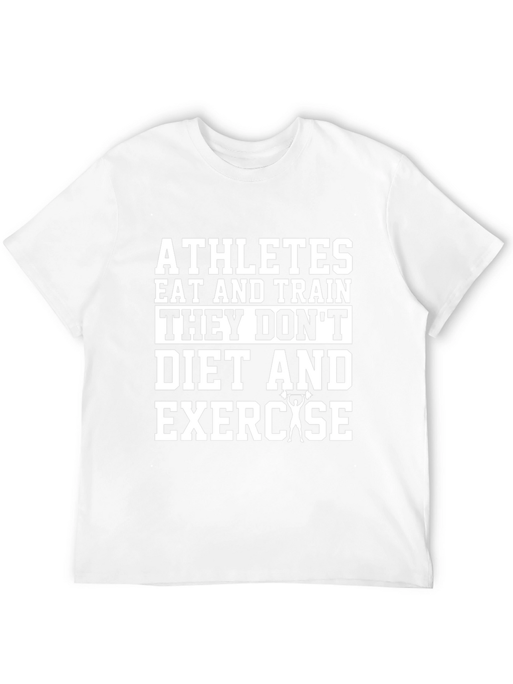 Athletes Training Black T-Shirt