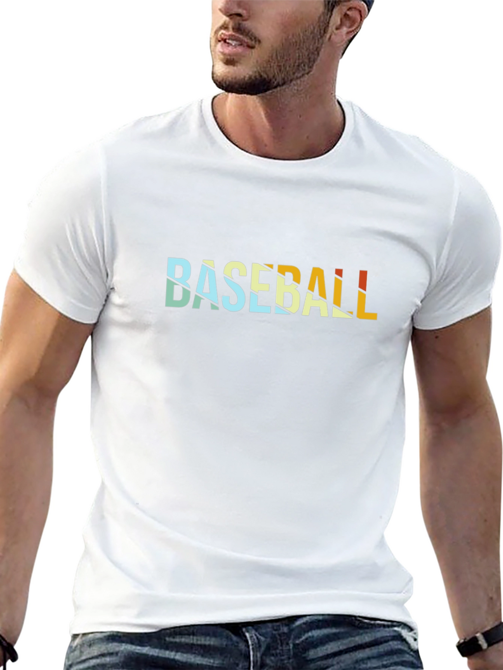 Retro Baseball Graphic T-Shirt